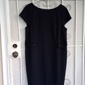 Talbots Professional Navy Blue Dress. Size 18W Petite.